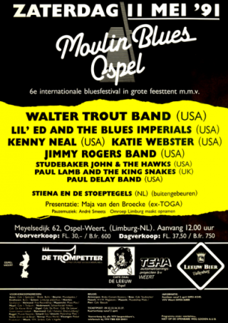 Poster Moulin Blues 1991