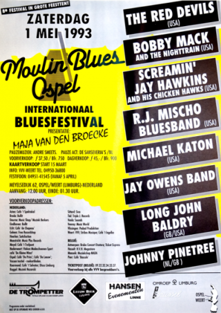 Poster Moulin Blues 1993