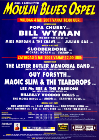 Poster Moulin Blues 2001